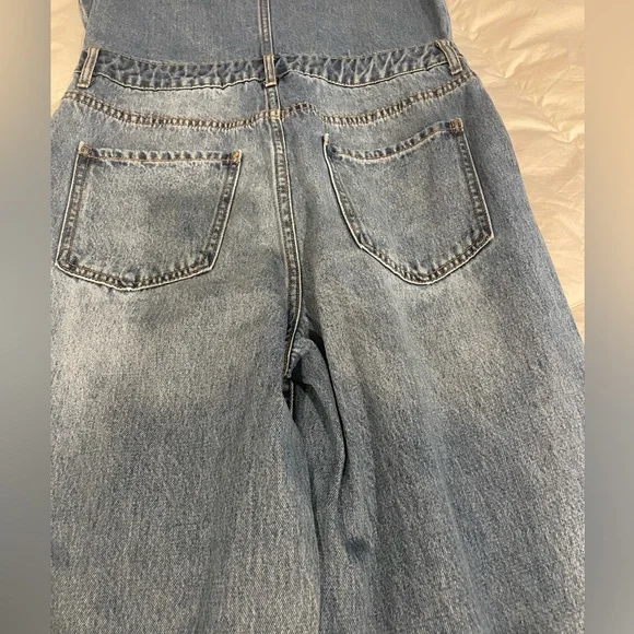 Women|Forever 21 Jean No Stretch Jumpsuit - Picture 8 of 9